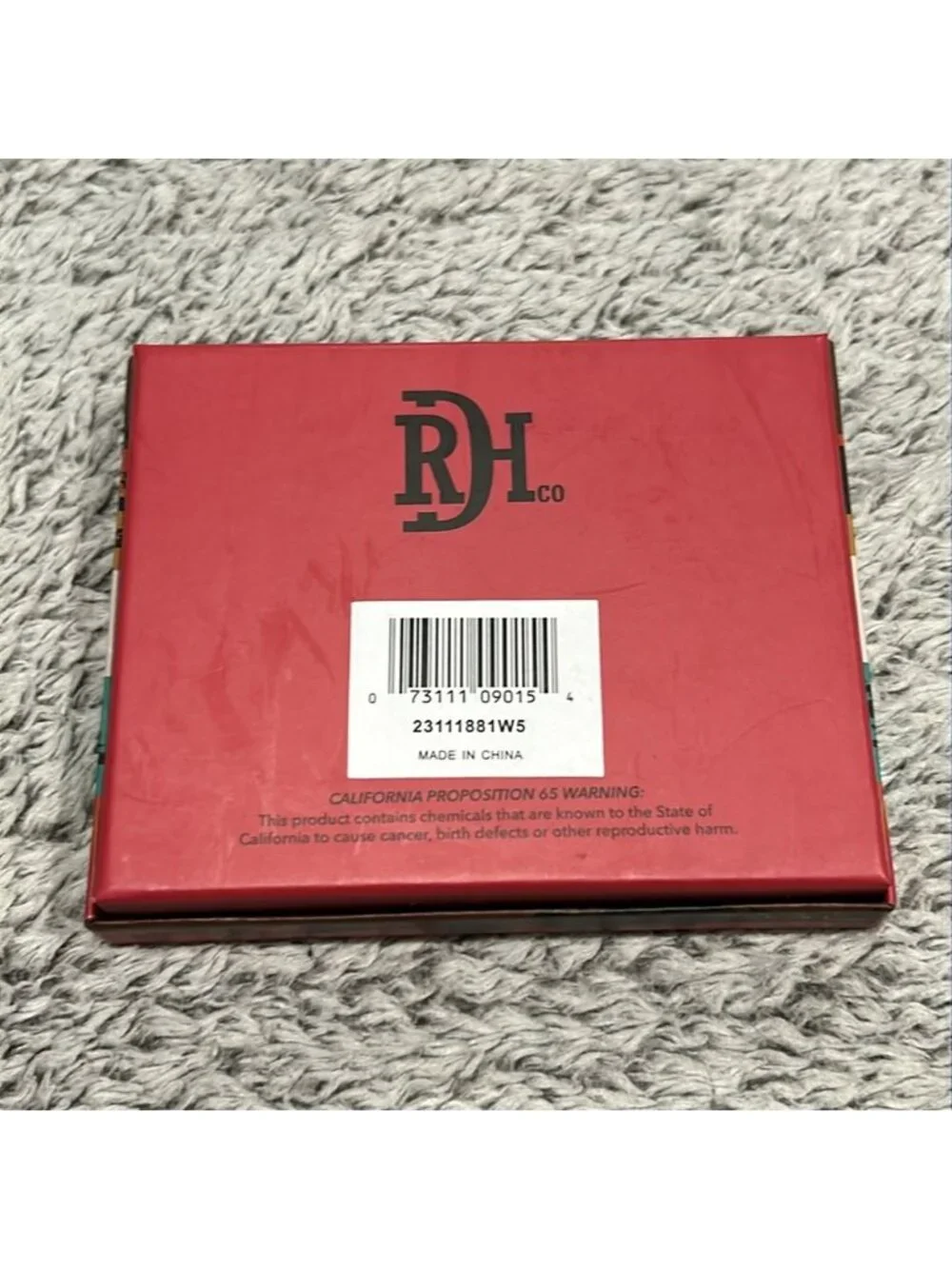 RDH Red Dirt Hat genuine leather BIFOLD WALLET men's new in box